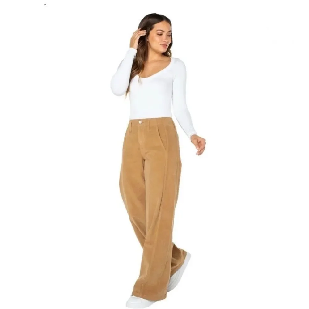Celebrity Pink High Rise Corduroy Wide Leg Pants Size 11/30
